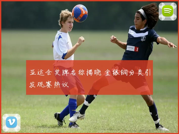 亚运会奖牌名称揭晓 金银铜分类引发观赛热议