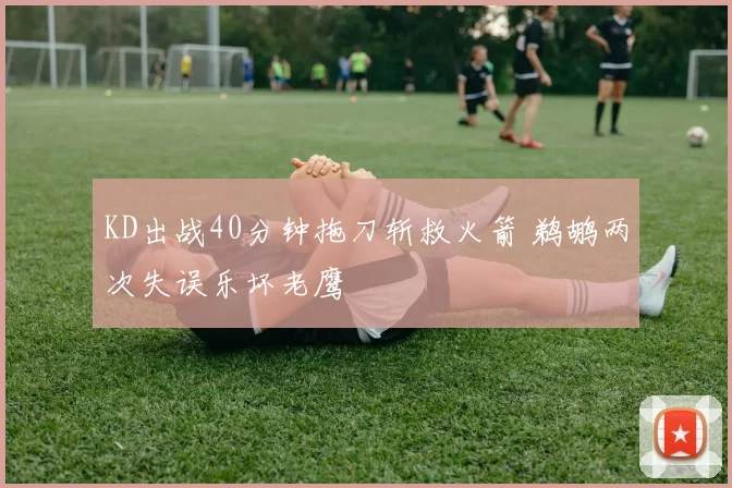 KD出战40分钟拖刀斩救火箭 鹈鹕两次失误乐坏老鹰