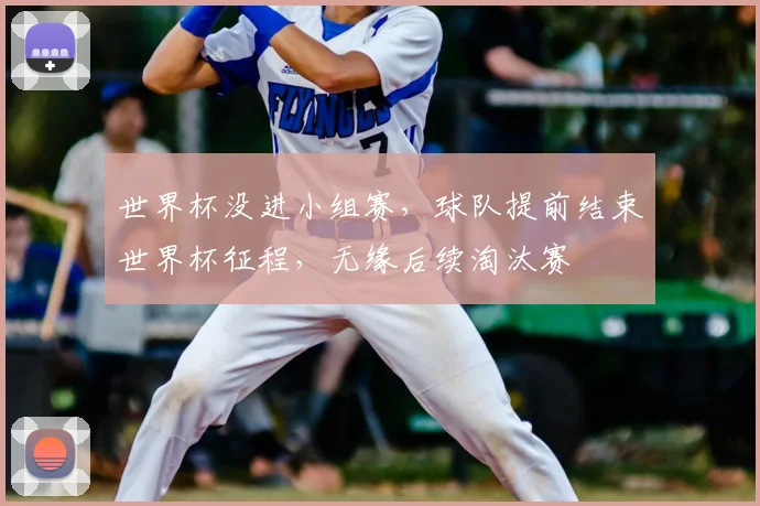 世界杯没进小组赛,球队提前结束世界杯征程,无缘后续淘汰赛